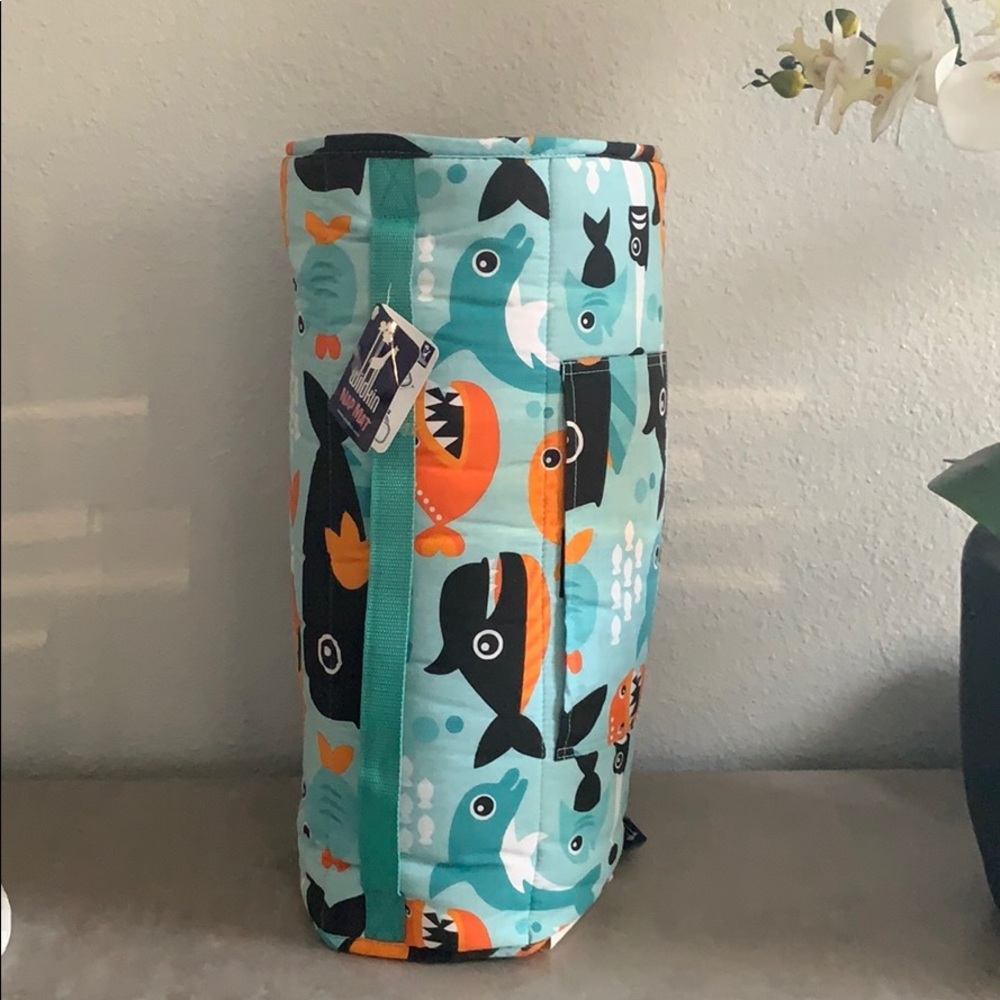 Wildkin Big Fish Nap Mat + Pillow